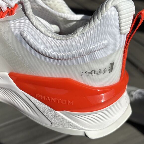 Phantom Phorm 1 Size 12 Mens Golf Cricket Shoes White Spiked comfort  New - Picture 6 of 11